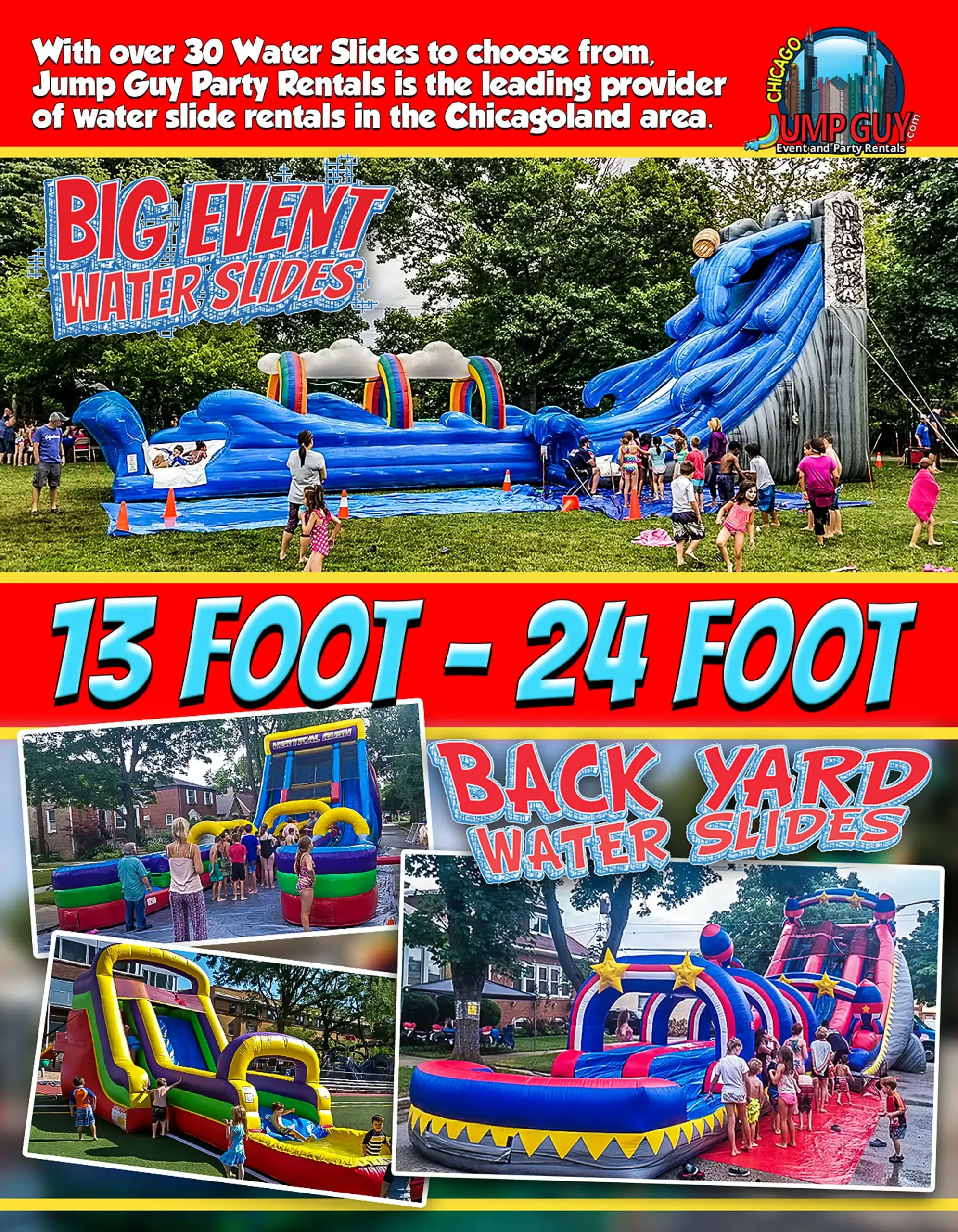 About Water Slide rental in Burr Ridge, IL (60527) by Jump Guy Party Rentals