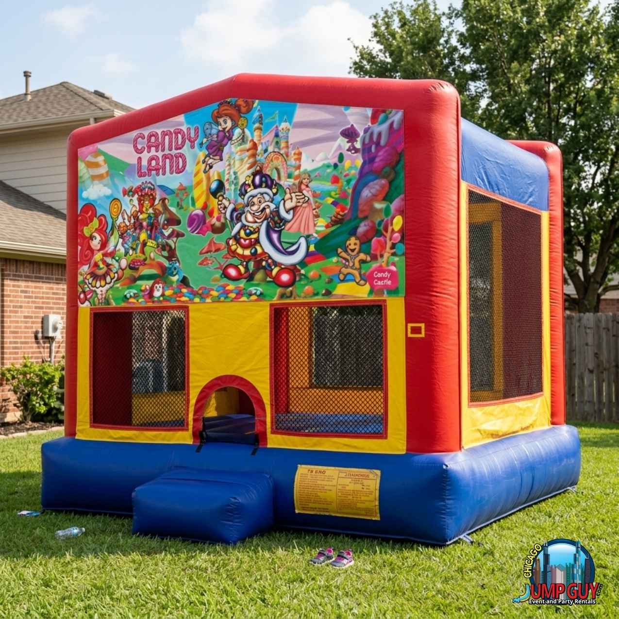 Candyland Bounce House rental in Burr Ridge, IL (60527) by Jump Guy Party Rentals