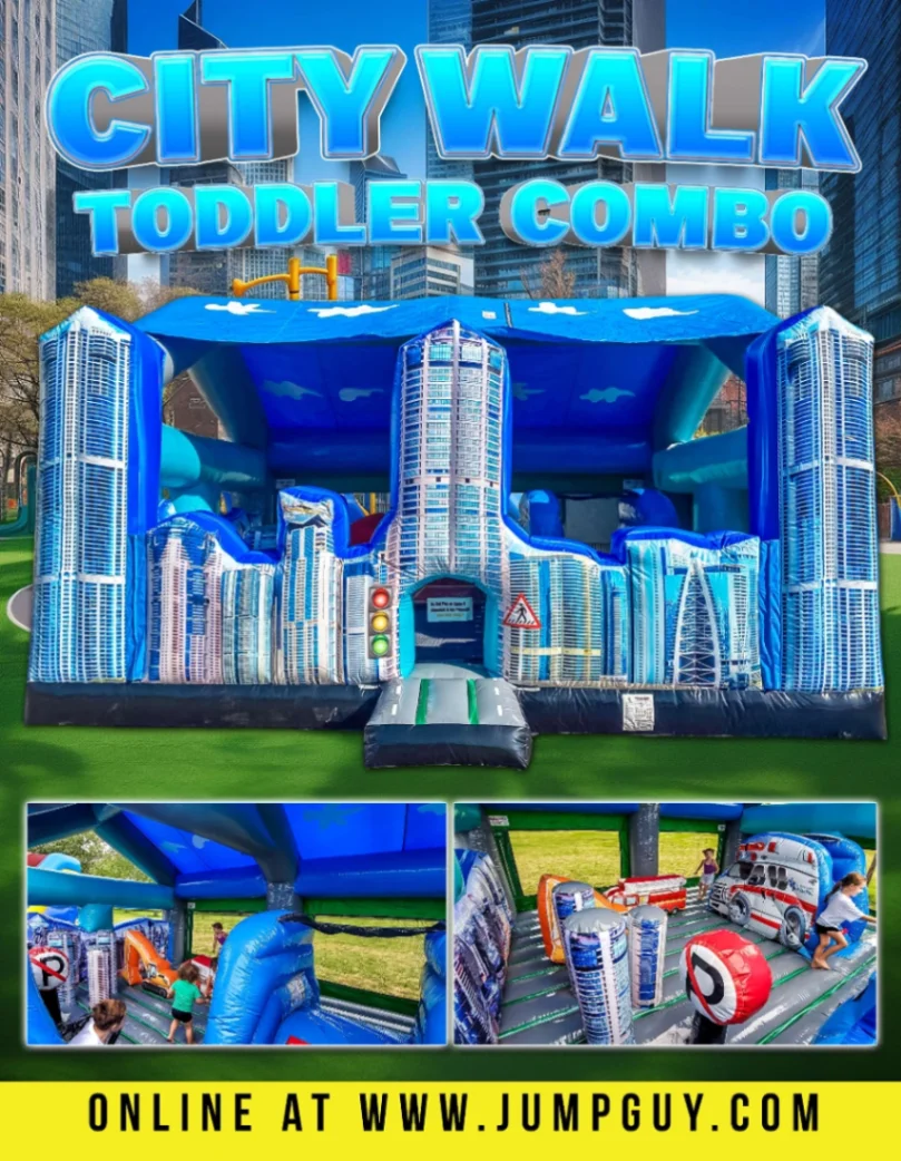 City Walk Toddler Bounce House rental in Burr Ridge, IL (60527) by Jump Guy Party Rentals