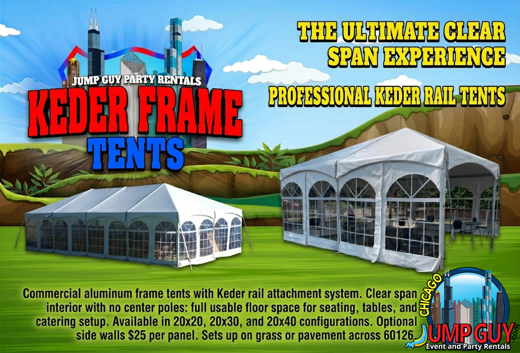 Keder Frame Tent rental in Burr Ridge, IL (60527) by Jump Guy Party Rentals