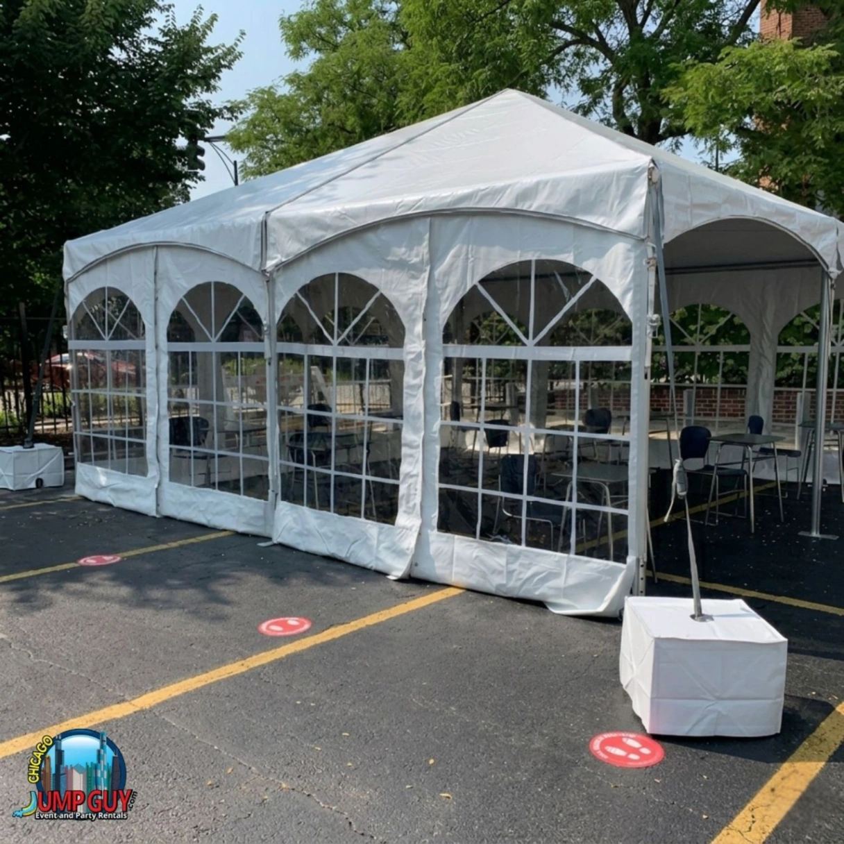 Side Walls Keder High Peak Tent rental in Burr Ridge, IL (60527) by Jump Guy Party Rentals
