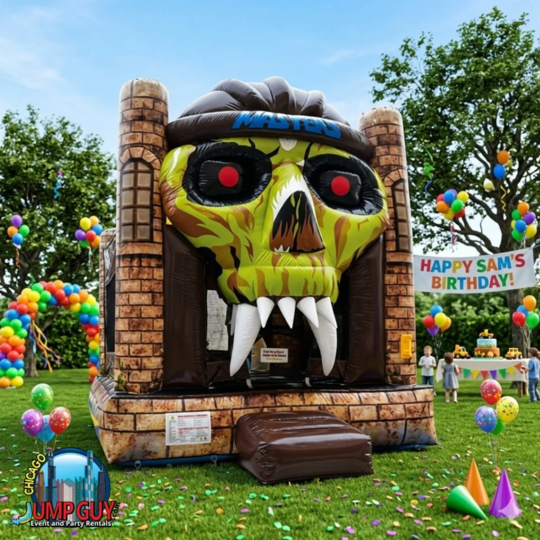 Skull Bounce House rental in Burr Ridge, IL (60527) by Jump Guy Party Rentals