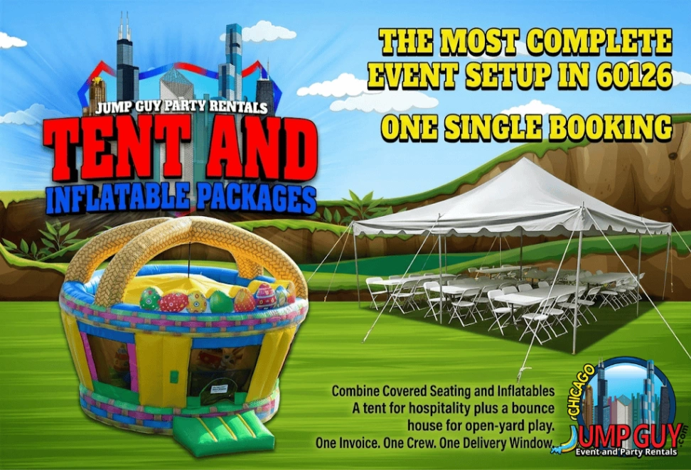 Tent Inflatable Packages rental in Burr Ridge, IL (60527) by Jump Guy Party Rentals